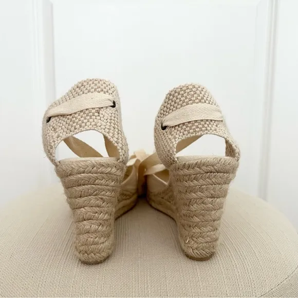 Soludos The Marseille Wedge - Espadrille Sandals La Concha Ivory