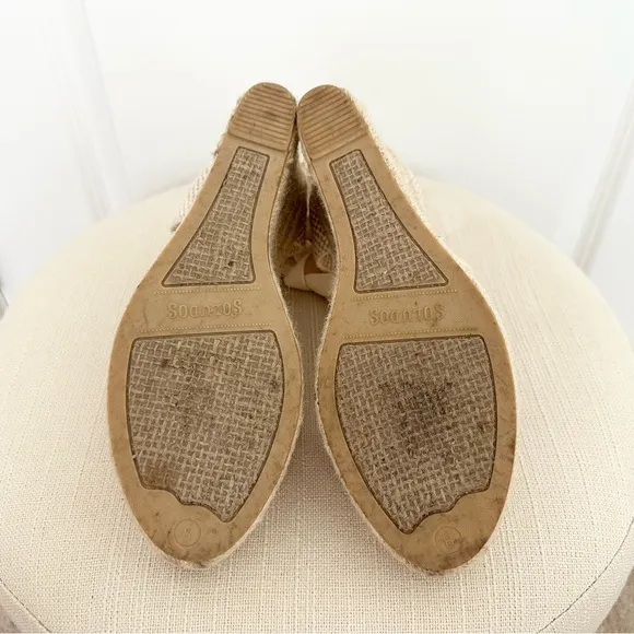 Soludos The Marseille Wedge - Espadrille Sandals La Concha Ivory