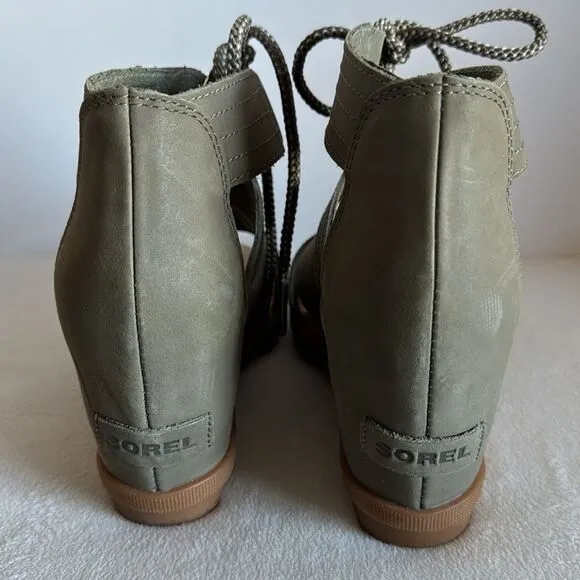 Sorel ankle wedge sandals
