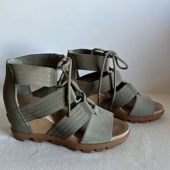 Sorel ankle wedge sandals