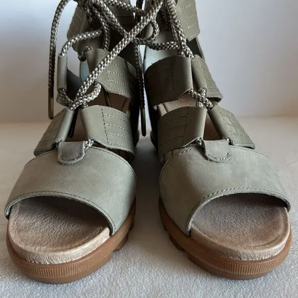 Sorel ankle wedge sandals