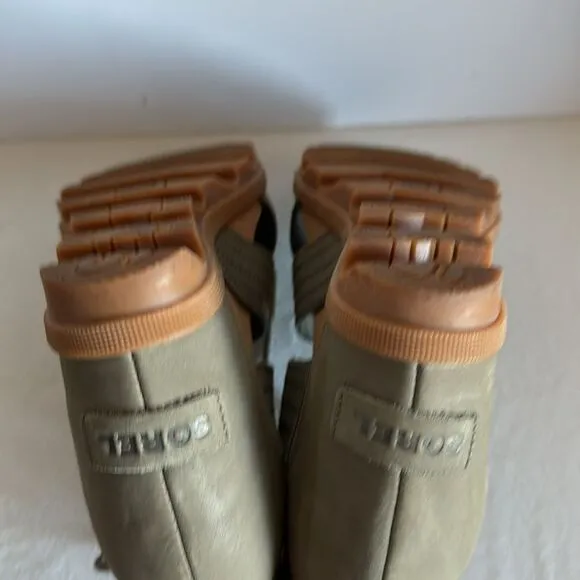 Sorel ankle wedge sandals