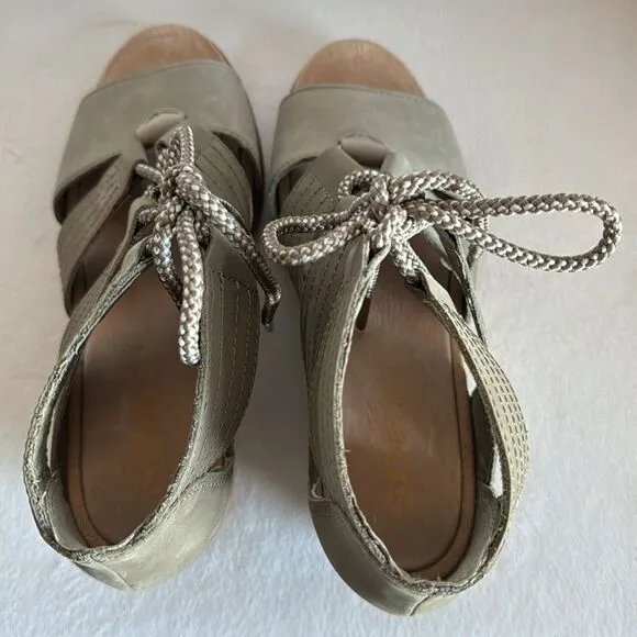 Sorel ankle wedge sandals