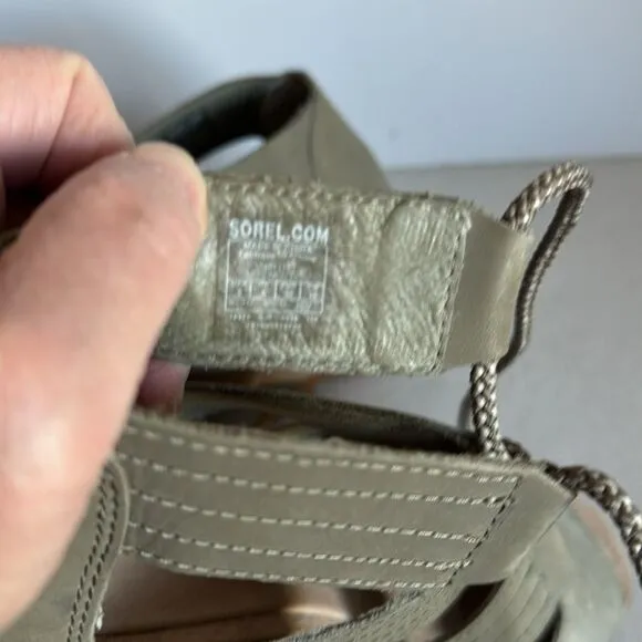 Sorel ankle wedge sandals