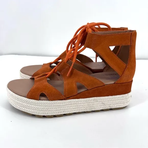 Sorel Cameron Flatform Lace Wedge sandals