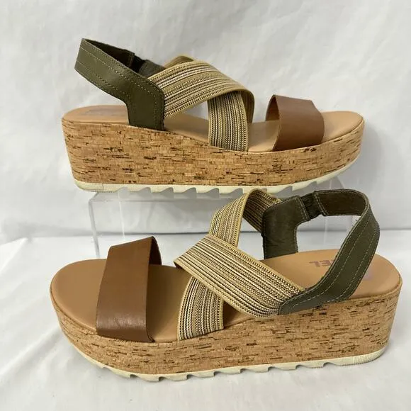 Sorel Cameron Flatform Sandals Women's Size 10 Platform