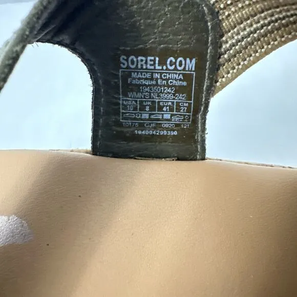 Sorel Cameron Flatform Sandals Women's Size 10 Platform