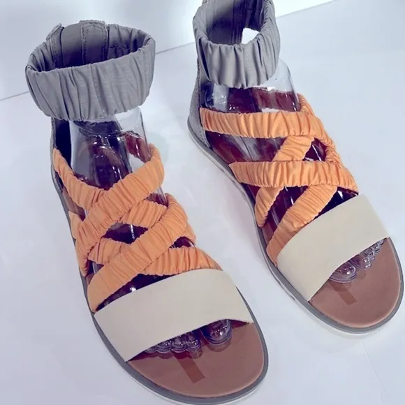 Sorel Ella II Ankle-Strap Sandals Sz 9