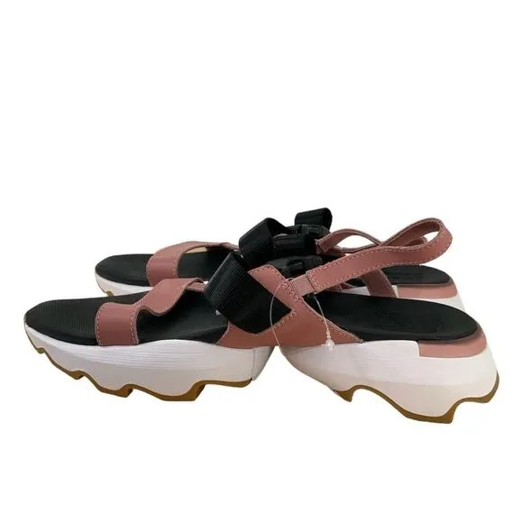 Sorel Kinetic Impact Slingback Blush Pink Women's Wedge Sandals Size 6.5 NEW