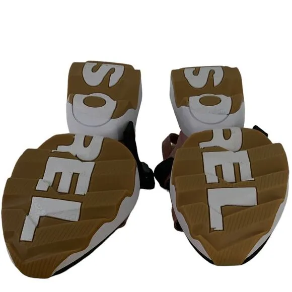Sorel Kinetic Impact Slingback Blush Pink Women's Wedge Sandals Size 6.5 NEW
