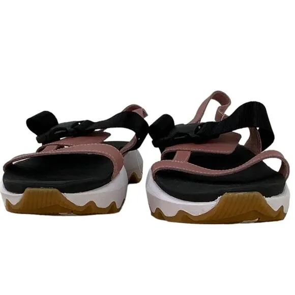 Sorel Kinetic Impact Slingback Blush Pink Women's Wedge Sandals Size 6.5 NEW