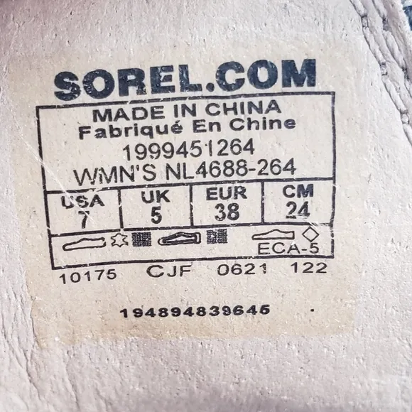 Sorel Women's 7 Joanie III Sport Strap Platform Wedge Sandals Omega Taupe White