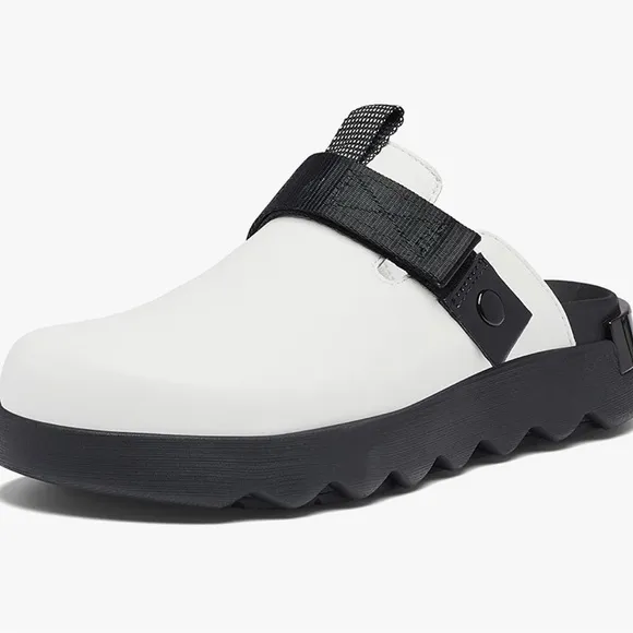 Sorel Womens Black White Viibe™ Clog Size 8.5