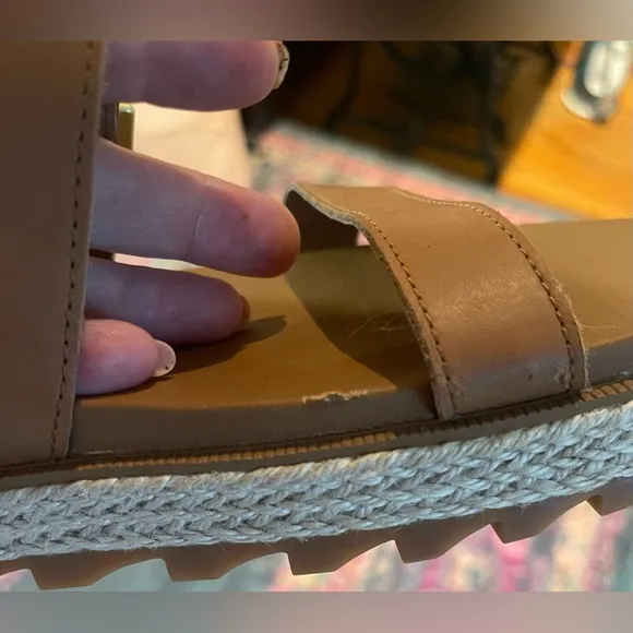 Sorel WOMEN'S Roaming Slide Jute Sandals Size 10