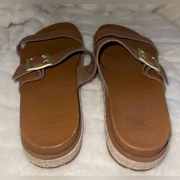 Sorel WOMEN'S Roaming Slide Jute Sandals Size 10