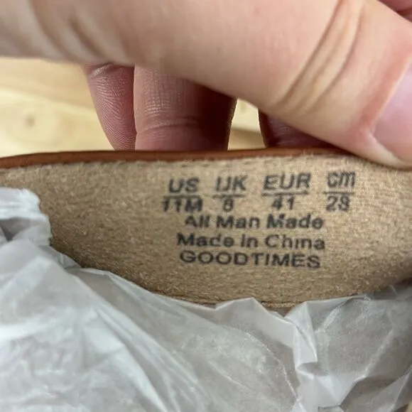 Soul Naturalizer Goodtimes Wedge Sandals- Toffee- Size 11 M- NIB