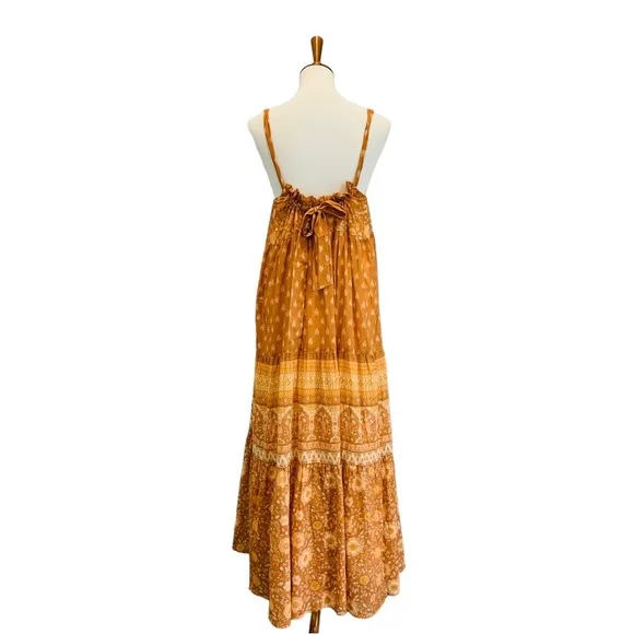 Spell &amp; The Gypsy Utopia Strappy Midi Dress in Cinnamon