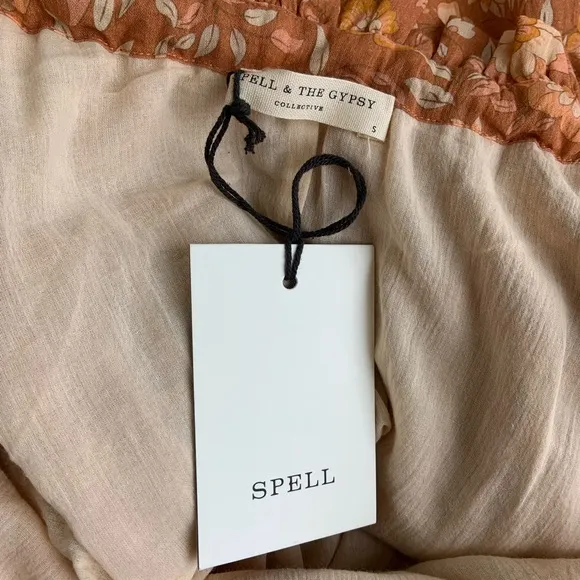 Spell &amp; The Gypsy Utopia Strappy Midi Dress in Cinnamon