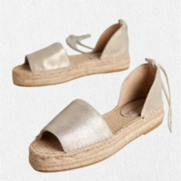 Splendid Edna Gold Tone Espadrilles