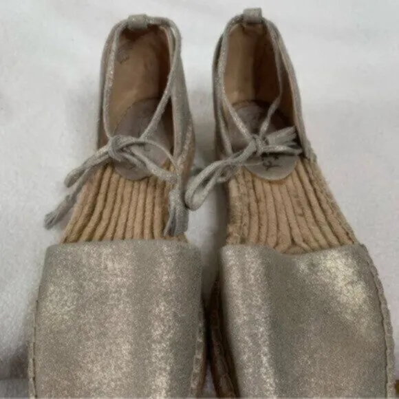 Splendid Edna Gold Tone Espadrilles