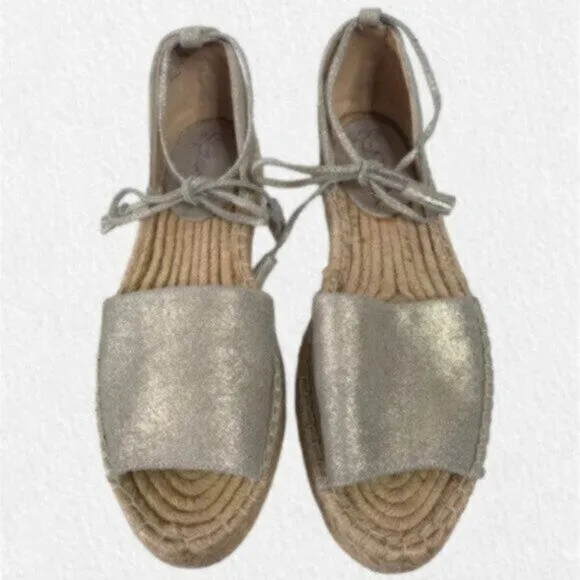 Splendid Edna Gold Tone Espadrilles