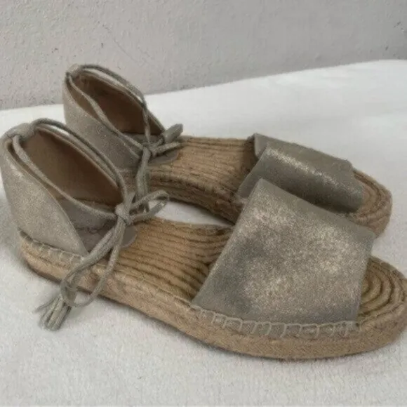 Splendid Edna Gold Tone Espadrilles