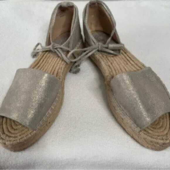 Splendid Edna Gold Tone Espadrilles