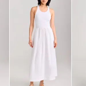 Stateline Chic White Linen Sleeveless Maxi Dress