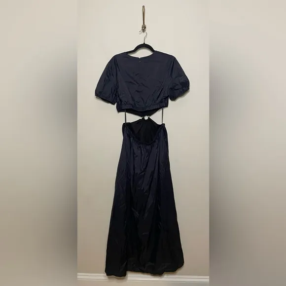 STAUD Calypso Midi Dress Black