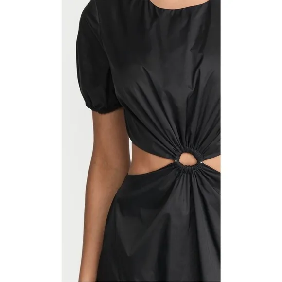 STAUD Calypso Midi Dress Black