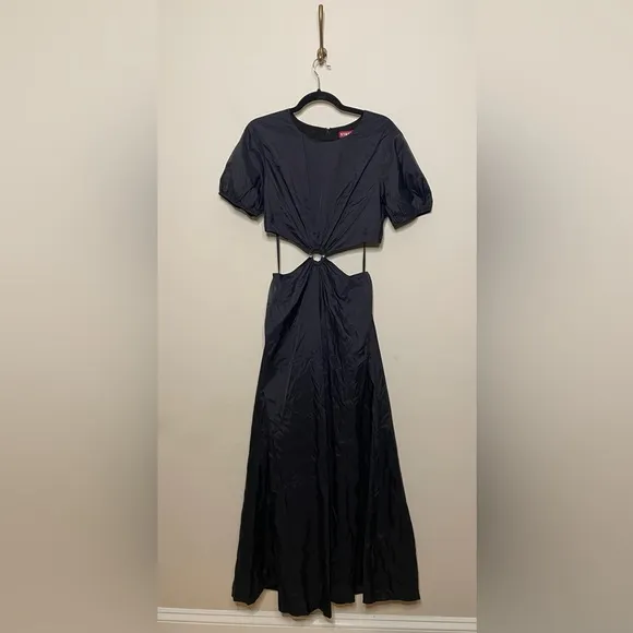 STAUD Calypso Midi Dress Black