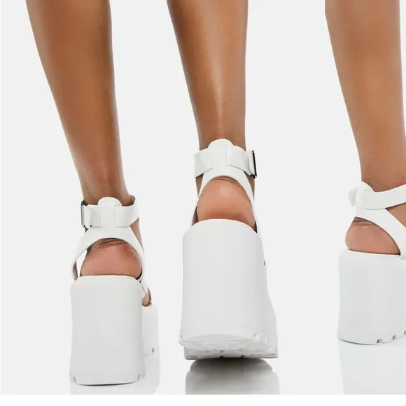 Steve Madden Abbot Platform Heels.