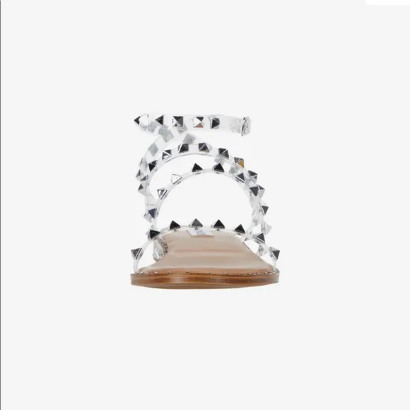 Steve Madden clear travel sandals