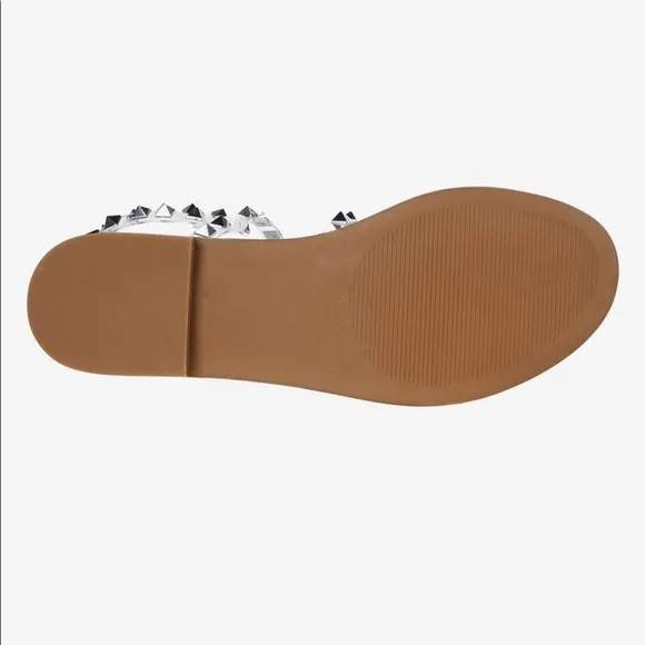 Steve Madden clear travel sandals
