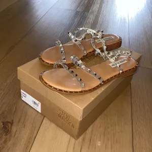 Steve Madden clear travel sandals