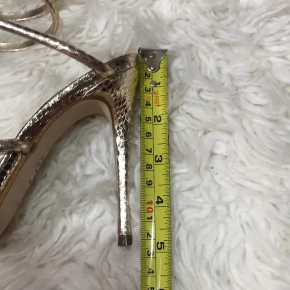 Steve Madden Exotica Gold Sandals Heels