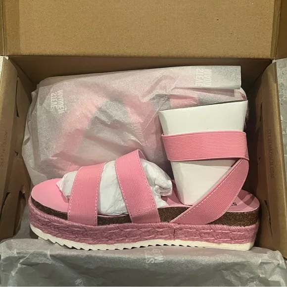 Steve Madden Kids Pink Sandals - Girl’s Size 2 New in Box