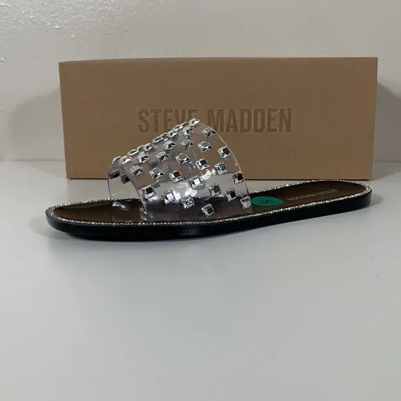 Steve Madden sandals Rhinestones size 8
