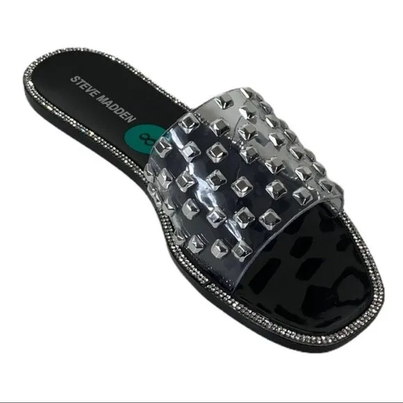 Steve Madden sandals Rhinestones size 8