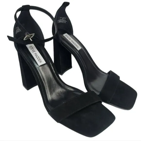 Steve Madden Tiaa Two-piece Dress Sandals Black 9