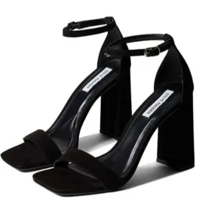 Steve Madden Tiaa Two-piece Dress Sandals Black 9