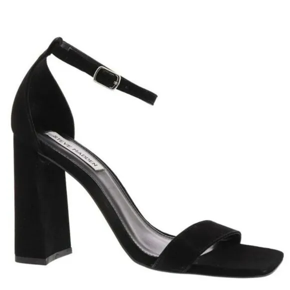 Steve Madden Tiaa Two-piece Dress Sandals Black 9