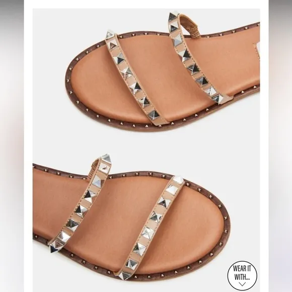 Steve Madden ‘Travel’ sandals in tan 8.5