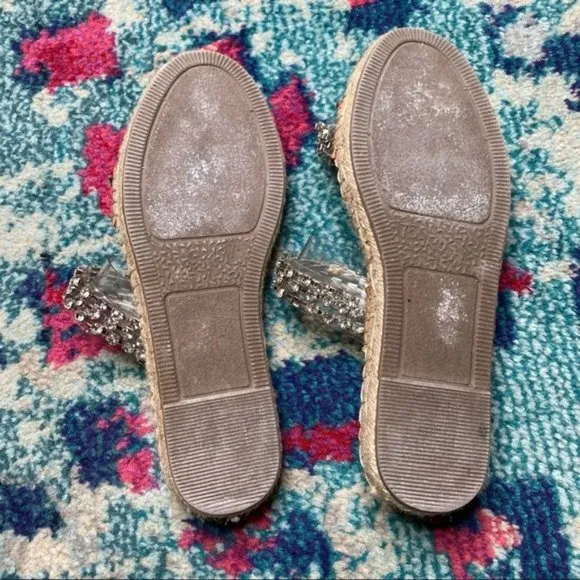 Steve Madden Vanyal Rhinestone Embellished Espadrille Sandals