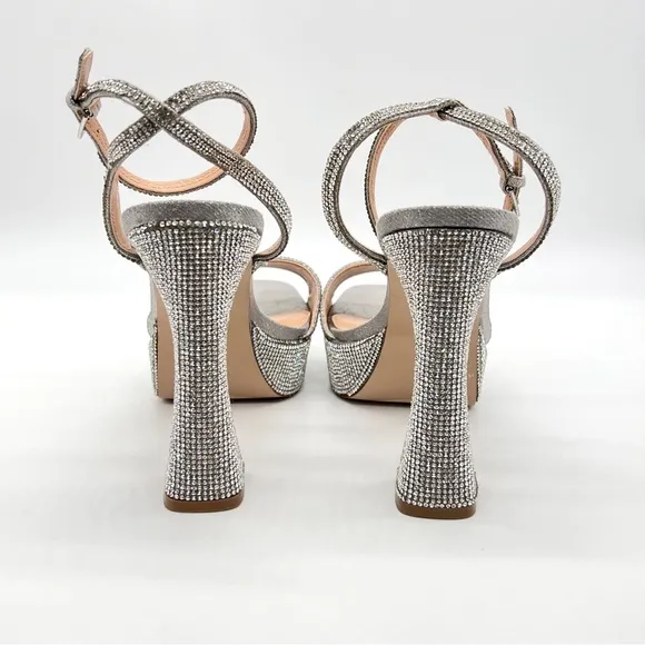 Steve Madden Women's Lashed-R Platform Embellished Dress Sandals