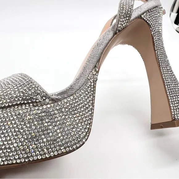 Steve Madden Women's Lashed-R Platform Embellished Dress Sandals