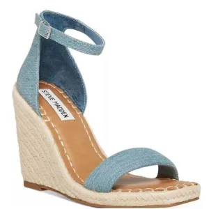 STEVE MADDEN Women's Submit Espadrille Wedge Sandals Nwot Size 9