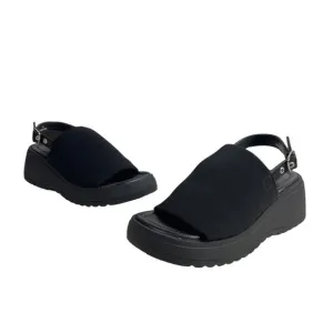 Steve Madden Youth Girl's Black Back Strap Js Linky Sandals Sz 1M - NWB