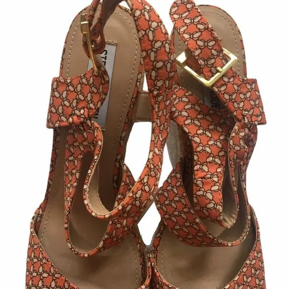 Steve Madden Jenny Espadrille Wedge Sandals 8.5