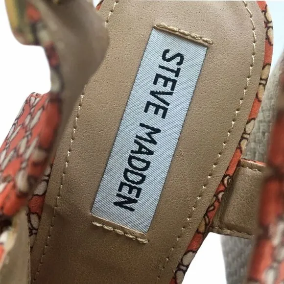 Steve Madden Jenny Espadrille Wedge Sandals 8.5
